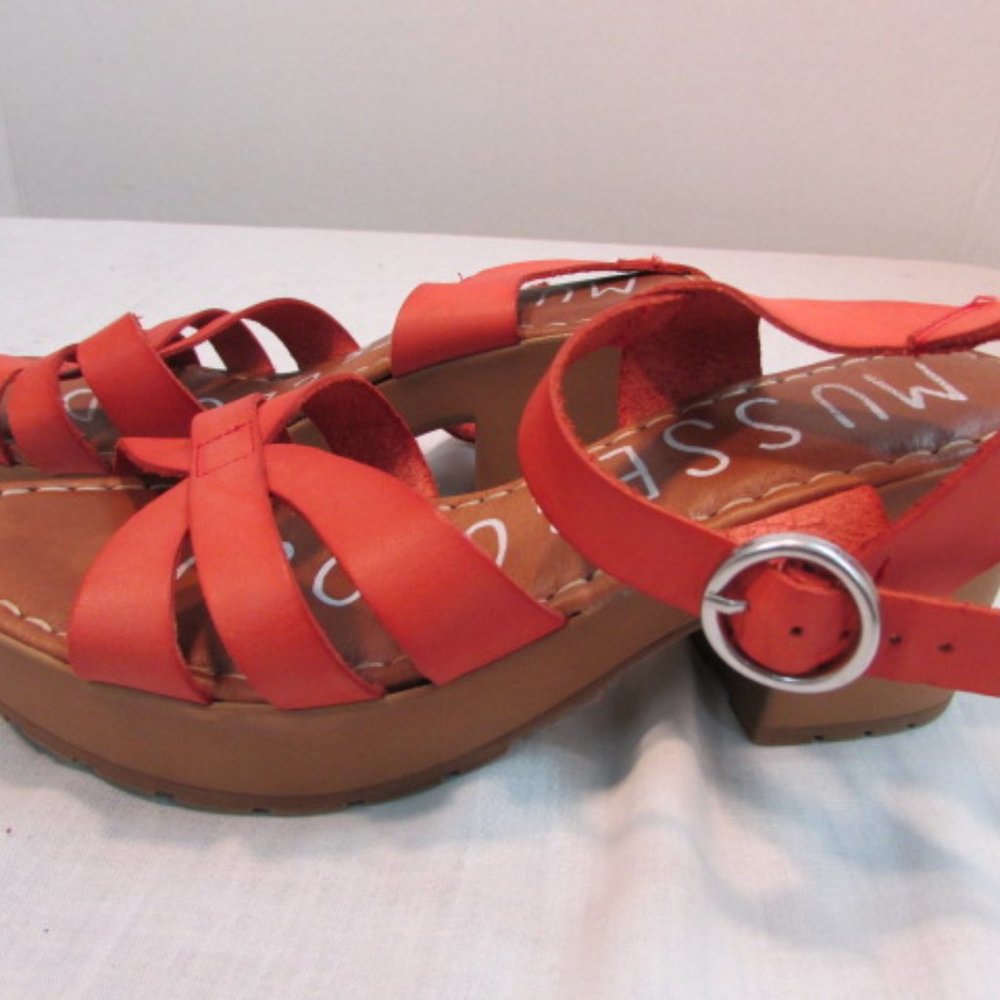 Musse & Cloud "Tonic" Leather Platform Sandal